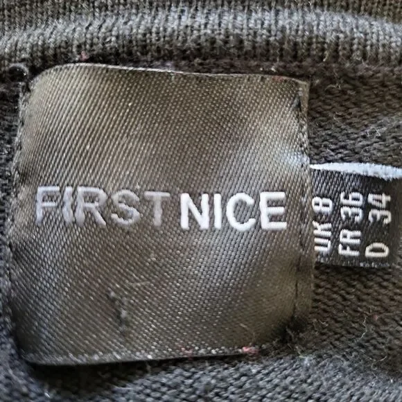 First Nice Tribal Pattern Soft Knit colorful open draped cardigan sweater - Picture 7 of 8